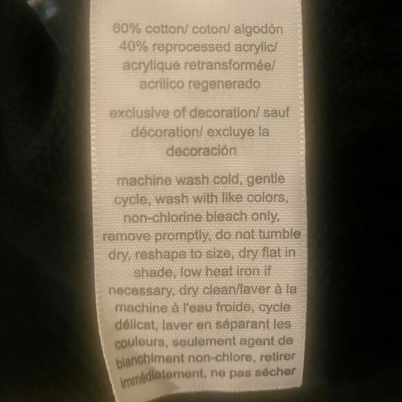 Tommy Jeans Women’s Logo Navy Blue Cropped Cardigan Sweater (NWOT) - Picture 10 of 10